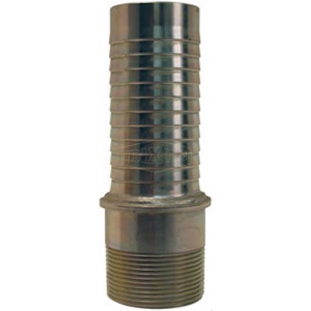 Dixon Holedall Tubular Long Style External Swage Stem, 1-1/4 in Nominal, MNPT, Carbon Steel, Domestic TML20